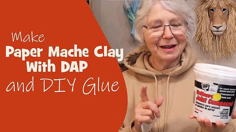 Make Paper Mache Clay With DAP Joint Compound