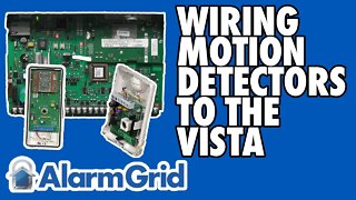 Adding Wired Motion Detectors to the VISTA 20P