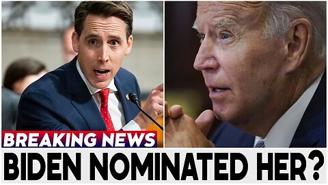 'YOU ARE FOOLISH' JOSH HAWLEY ENDS BIDEN NOMINEE CAREER AFTER SIMPLE QUESTIONS SHE CAN ONLY RUN