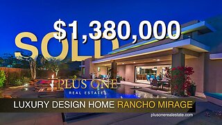 SOLD by Josh Reef - $1,380,000 Contemporary Luxury Design Home in Rancho Mirage, California