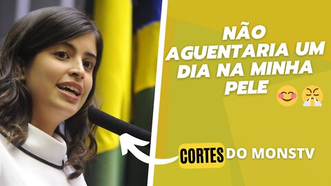 Tabata Amaral Rebate acusação de Eduardo Bolsonaro Suposto TWEET *treta*