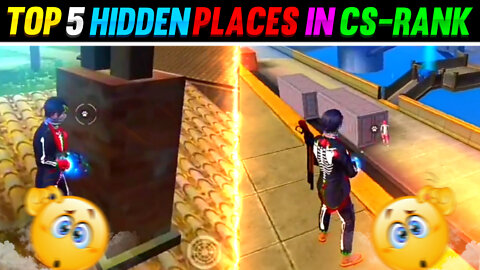 cs rank tips and tricks| cs rank hidden place | top 5 clash squad secret place in free fire
