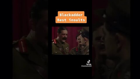 BlackAdder Best Insults Part 2 #BlackAdder #Classic #British #Comedy