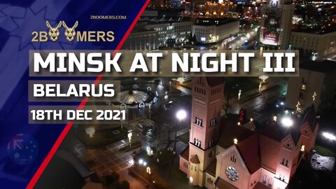 MINSK AT NIGHT III - 18TH DECEMBER 2021 - DJI AIR 2S