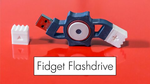 Fidget Flashdrive // 3D Printed Fidget Spinner