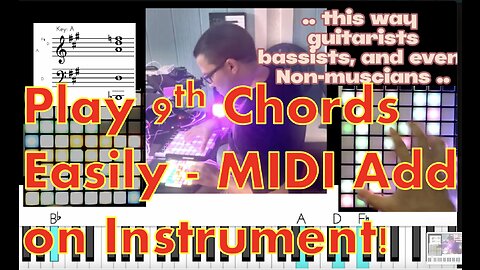 Play 9th Chords Easily with Midi Instrument Add-On