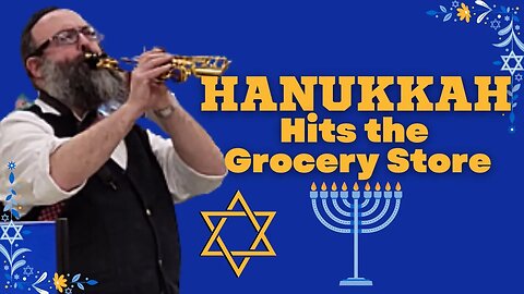 Hannukah spirit overflows in the grocery aisles!