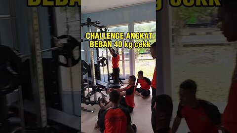 Challenge angkat beban 40kh #shorts #gym