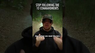 STOP FOLLOWING THE 10 COMMANDMENTS #christianity #faithalone #catholic