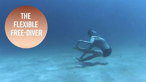 Have you ever seen an underwater contortionist?