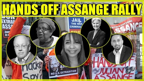 HANDS OFF ASSANGE DC RALLY