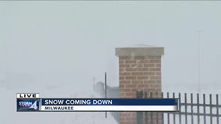 Milwaukee DPW pre-treating roads for snow
