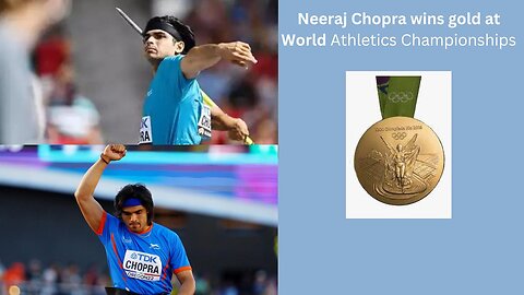 what is neeraj-chopra saying after wining gold