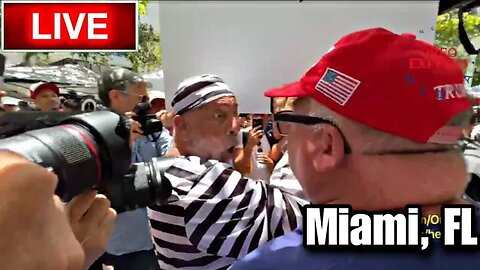 Donald Trump PROTESTS take over Miami! YOU WON'T BELEIVE WHAT JUST HAPPENED