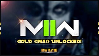 CoD: MW2 GOLD *M4* Unlocked Gameplay [CAMO Grinding]