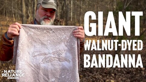 Giant Walnut-Dyed Bandana