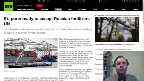 EU ports ready to accept Russian fertilizers