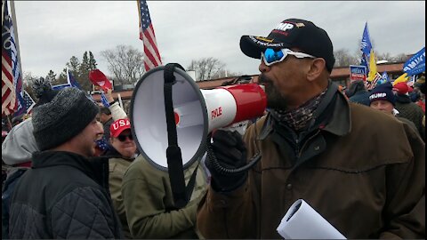 Defend your vote rally lead by Sheriff David Clarke