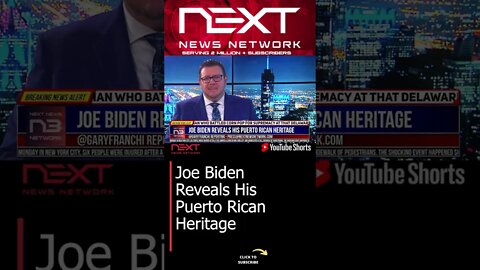 Joe Biden Reveals His Puerto Rican Heritage #shorts
