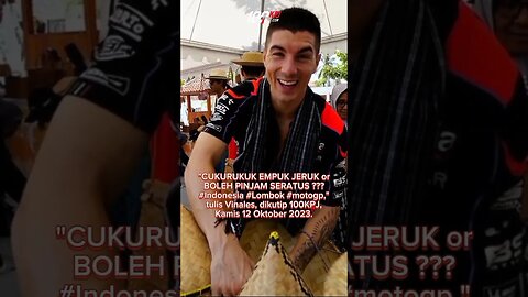 Vinales: Cukurukuk Empuk Jeruu..Empuk Jeruu #motogp #vinales #mandalika