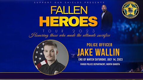 Fallen Heroes Tour 2023 Recap-Police Officer Jake Wallin