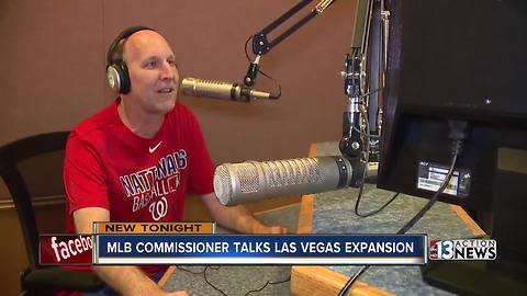 MLB commissioner says Las Vegas being considered for an expansion team