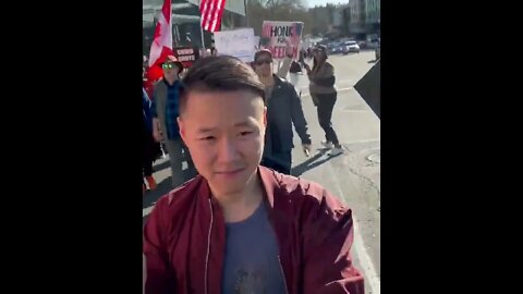 March For Freedom in Bellevue, Washington 02/12/2022