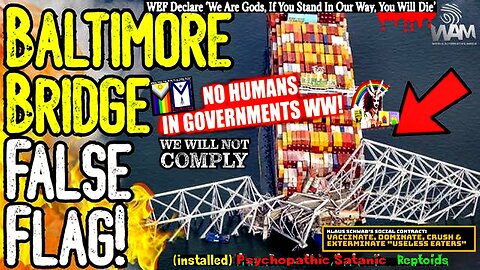 BALTIMORE BRIDGE FALSE FLAG! - They're Using Cyber Attacks To Bring In 15 Minute Cities!