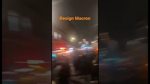 French citizens are calling for Macron to resign while Paris continues to burn.