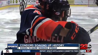 Condors enjoying the moment and historic win streak