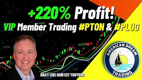 The Power Of VIP Trading - How A VIP Member Scored +220% Profit On $PTON & $PLUG