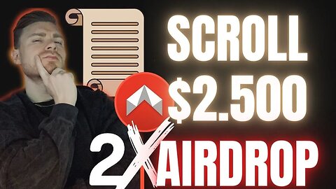 🚀 Der GÜNSTIGSTE Weg zum $SCROLL Airdrop! Mainnet ist LIVE! 💥 | Unfassbare Gelegenheit!