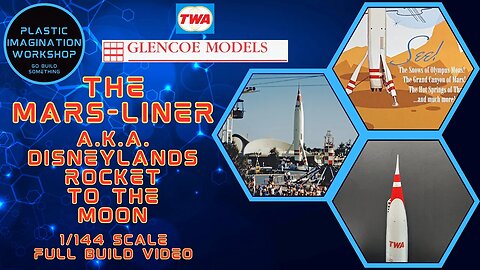 The Mars Liner a.k.a the Disneyland TWA Rocket to the Moon Full scale model build