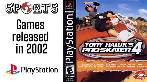 Sports Games for PlayStation in 2002
