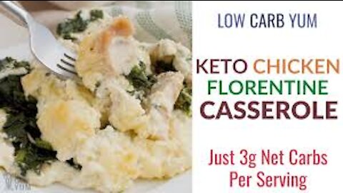 Keto Chicken Florentine Full Recipe