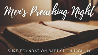 Men's Preaching Night 25/09/22