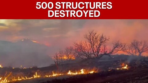 Texas Panhandle wildfires_ Deadly fires destroy up to 500 structures news