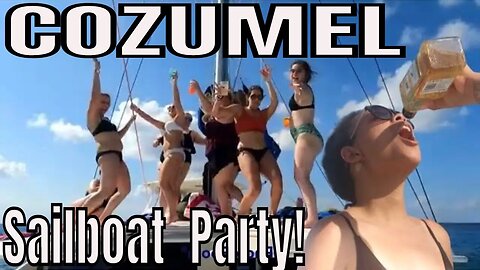 COZUMEL Shore Excursion-CATAMARAN PARTY! ||95||