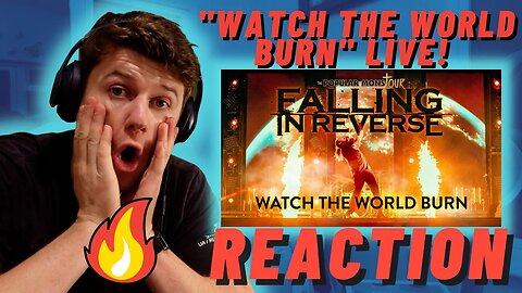 Falling In Reverse - "Watch The World Burn" LIVE! - IRISH REACTION - RONNIE THE GOAT