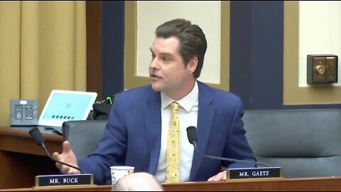 Gaetz RIPS Dems for Expanding DOJ's Ability to Target Americans