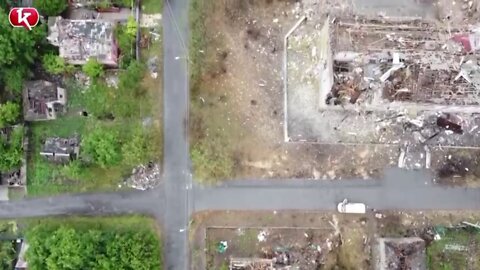 A school turned into a Ukrainian military base was destroyed in Kramatorsk