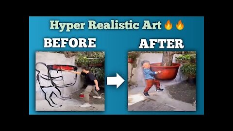 Hyper Realistic Wall Painting