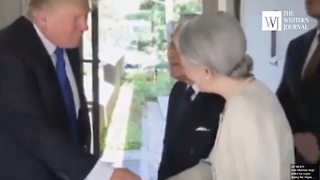 Trump Greets Japanese Emperor With Handshake, Does Not Repeat Obama's Deep Bow