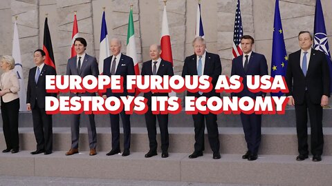 Europe angry that US profits from Ukraine proxy war while destroying EU economy