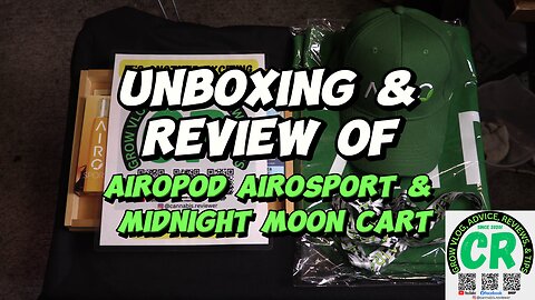 AIROSPORT Vaporizer & Midnight Moon Cartridge Unboxing & Review!!!