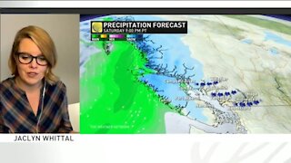 Many locations including the lower mainland will get snow Saturday into Sunday