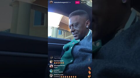 Boosie Badazz Instagram Live. Boosie Early Morning Breakfast Run & Vibe To His Hit Songs 24.01.23.