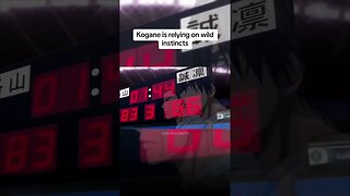 Kogane is relying on wild instincts 😤 #anime #kurokonobasket #fyp