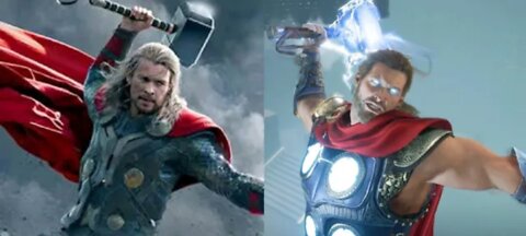 Recreating Thor MCU Moves | Marvel's Avengers Game, RECREATING THOR MCU MOVES