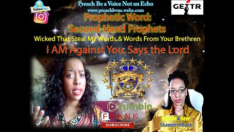 Warning “Second Hand Prophets” Wicked That Steal My Words & Words From Your Brethren